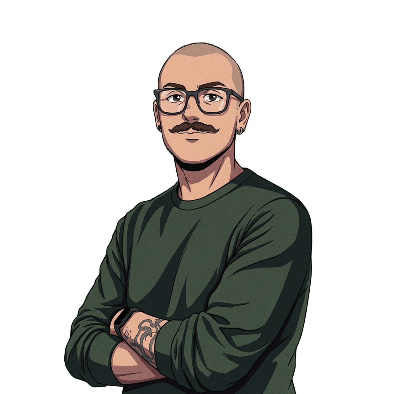 Animated professional portrait of Edoardo Liotta, UI/UX Designer and Creative Director in Vienna (cut-out version).